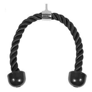 Deluxe Tricep Rope Cable Attachment Pulley System Gym Style Pull Down Rope New